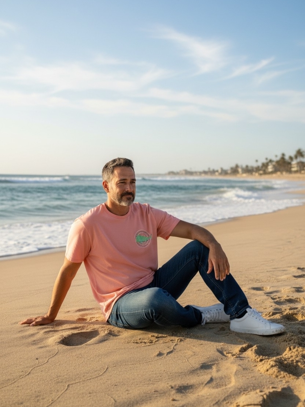 Relaxed Coral Pink Short Sleeve 4XLT Southern Heritage Tee